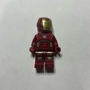 LEGO Minifigure Iron Man with Silver Hexagon on Chest sh612 Marvel D12